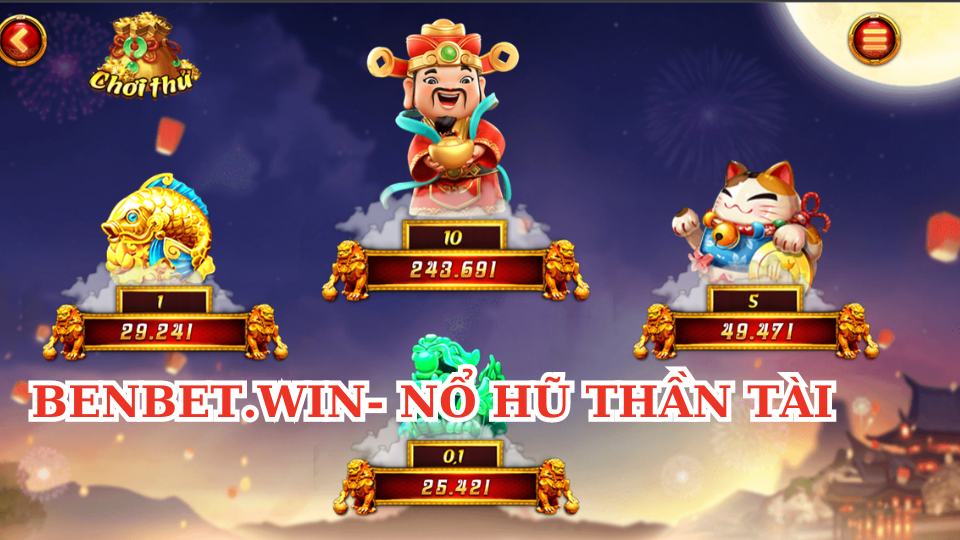 Nổ Hũ Thần Tài - Game đổi thưởng online hấp dẫn tại Ben888