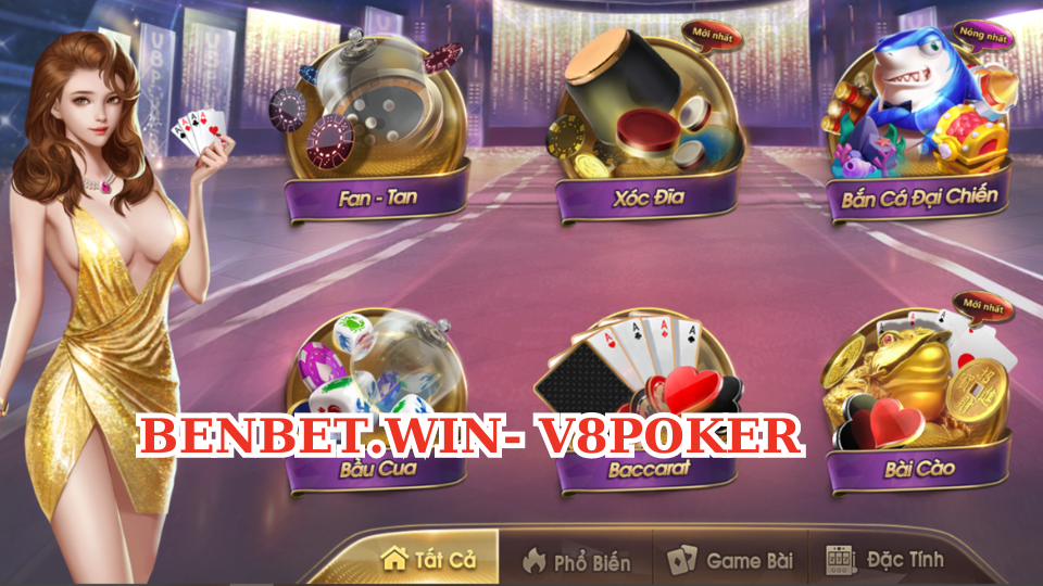 V8POKER - Game casino kịch tính rút tiền nhanh chóng