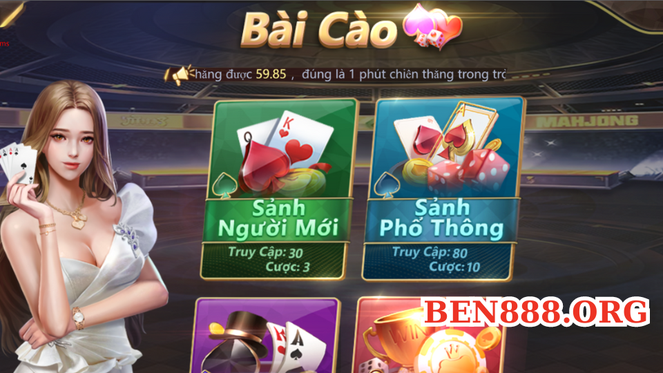 Game uy tín Bài Cào tại Benbet.win